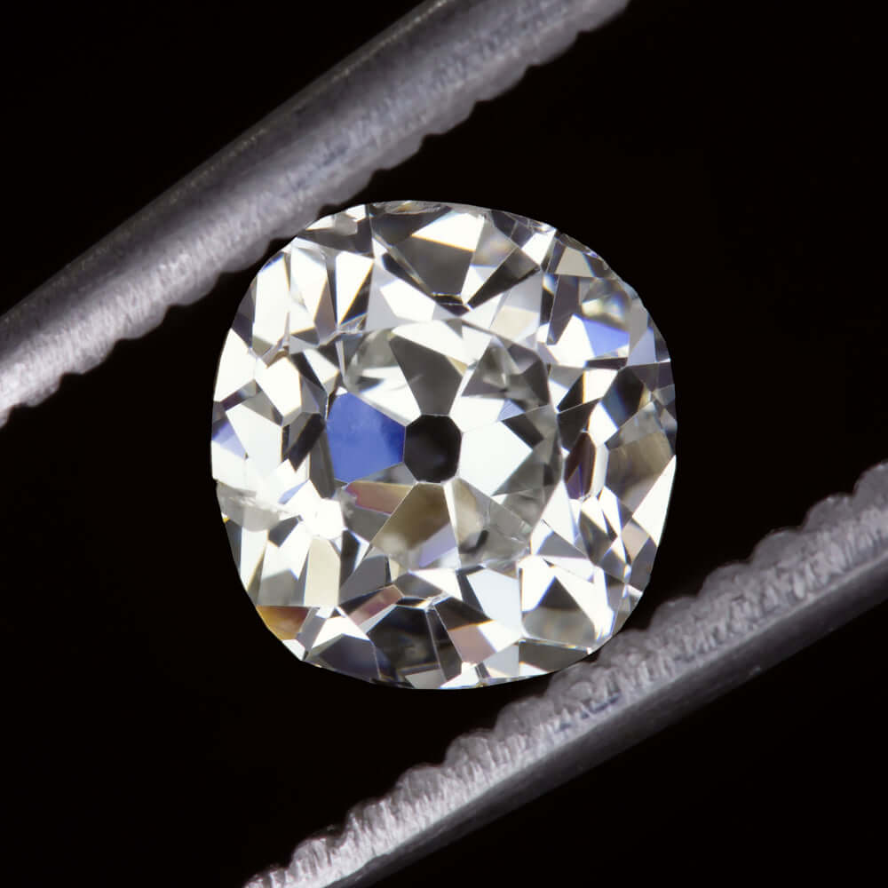 3/4 CARAT J-K SI2 OLD MINE CUT DIAMOND ANTIQUE CUSHION BRILLIANT LOOSE NATURAL