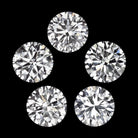1.56ct H-I SI ROUND BRILLIANT CUT DIAMOND 5 STONE LAYOUT NATURAL PARCEL 1.5ct