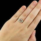 VINTAGE SETTING 5MM-6MM ROUND FLOWER SEMI MOUNT ROUND DIAMOND DECO STYLE RING Ivy & Rose
