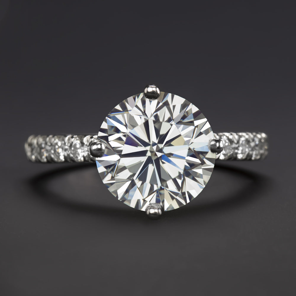 Guide to Platinum Engagement Rings - Ken & Dana Design