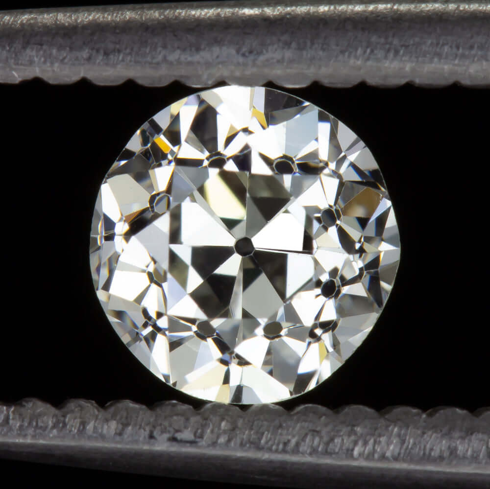 1 CARAT J-K VS1 OLD EUROPEAN CUT DIAMOND LOOSE VINTAGE ESTATE NATURAL ENGAGEMENT