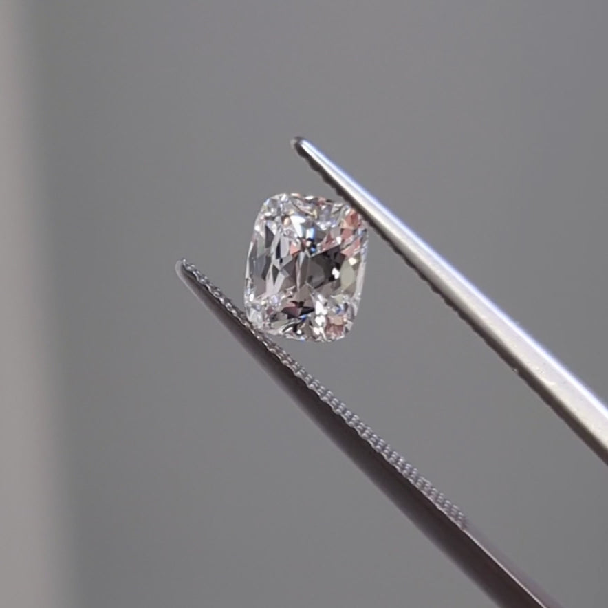 1.21ct GIA CERTIFIED D IF FLAWLESS DIAMOND VINTAGE CUSHION BRILLIANT MINE LOOSE