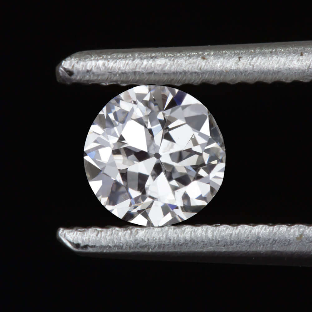 1/2 CARAT H SI2 OLD EUROPEAN CUT DIAMOND LOOSE VINTAGE NATURAL ESTATE 0.5ct OEC