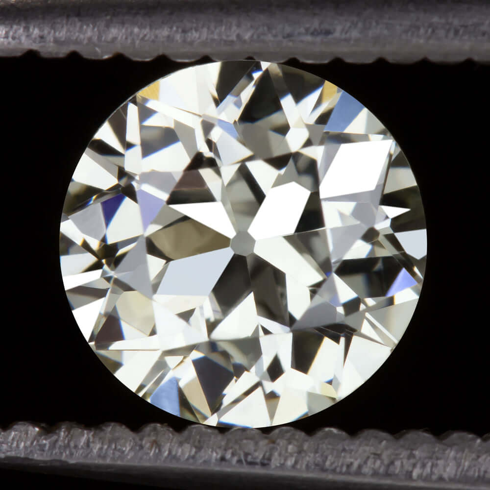 2.90ct CERTIFIED M-N VS2 OLD EUROPEAN CUT DIAMOND LOOSE NATURAL VINTAGE 3 CARAT