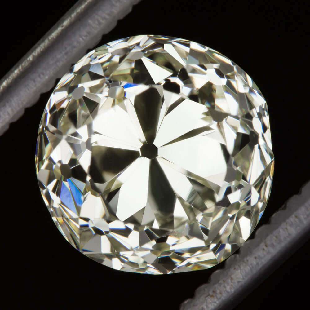 3.72ct GIA CERTIFIED Q-R VS1 OLD EUROPEAN CUT DIAMOND LOOSE VINTAGE NATURAL