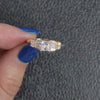 1.05ct D-E SI1 ROYAL CREST CUT DIAMOND ENGAGEMENT RING YELLOW GOLD EMERALD SHAPE