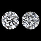2.10ct VERY GOOD CUT DIAMOND STUD EARRINGS ROUND BRILLIANT MATCHING PAIR NATURAL