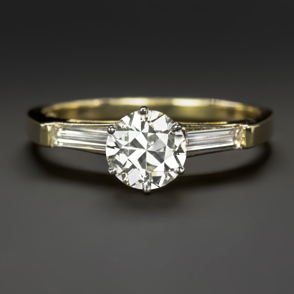 Curvy Platinum 1-Carat Solitaire Engagement Ring for Women JL PT G 110 –  Jewelove.US