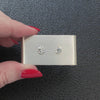 1.54ct H SI VERY GOOD CUT NATURAL DIAMOND STUD EARRINGS ROUND BRILLIANT 1.5ct