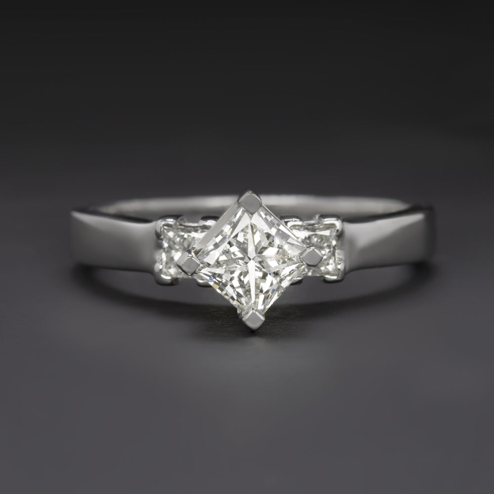 Princess Cut Diamond Ring, Yellow Gold Engagement Ring, Solitaire Ring, 1.5  Carat Engagement Ring -  Finland