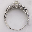 VINTAGE 1 CARAT OLD EUROPEAN CUT DIAMOND VS1 ANTIQUE ENGAGEMENT RING ART DECO 20