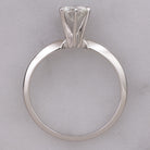 NATURAL ROUND BRILLIANT CUT DIAMOND 0.42ct SOLITAIRE ENGAGEMENT RING WHITE GOLD