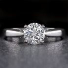 IDEAL CUT 1ct ROUND IGI CERTIFIED H SI2 137 EVENING STAR DIAMOND ENGAGEMENT RING