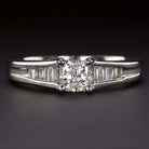 .79ctw RADIANT CUT NATURAL DIAMOND ENGAGEMENT RING 18K WHITE GOLD PRINCESS 3/4CT Ivy & Rose