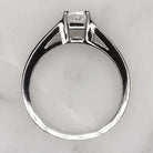 .79ctw RADIANT CUT NATURAL DIAMOND ENGAGEMENT RING 18K WHITE GOLD PRINCESS 3/4CT Ivy & Rose
