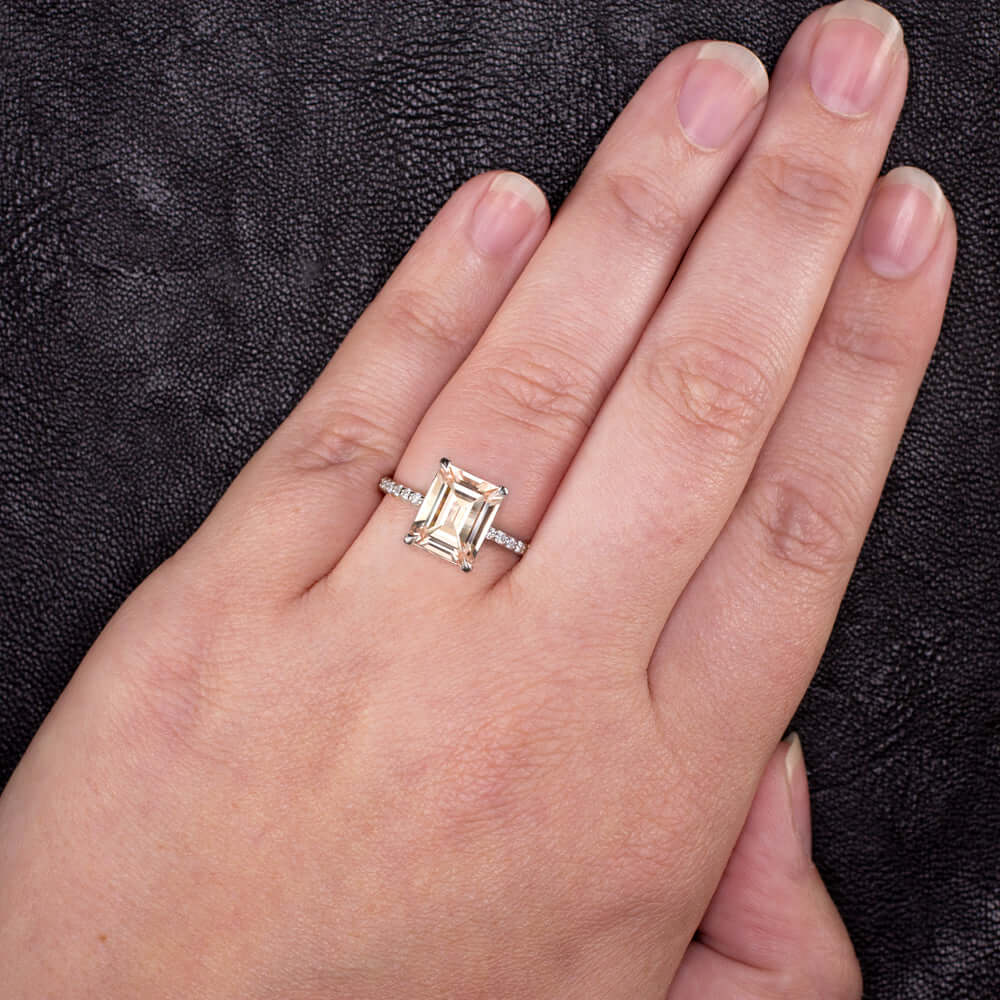 Mid-Century 3.06 Carat Emerald-Cut Diamond Ring - GIA I VS2