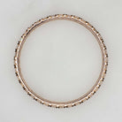 14K ROSE GOLD NATURAL LABRADORITE ETERNITY RING STACKABLE BAND WEDDING PASTEL BL
