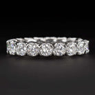 2.4ct EXCELLENT CUT LAB CREATED DIAMOND ETERNITY BAND WEDDING RING WHITE GOLD