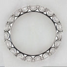 2.4ct EXCELLENT CUT LAB CREATED DIAMOND ETERNITY BAND WEDDING RING WHITE GOLD
