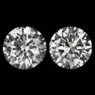 1.5ct ROUND BRILLIANT CUT NATURAL DIAMOND STUD EARRINGS EARTH MINED CLASSIC PAIR