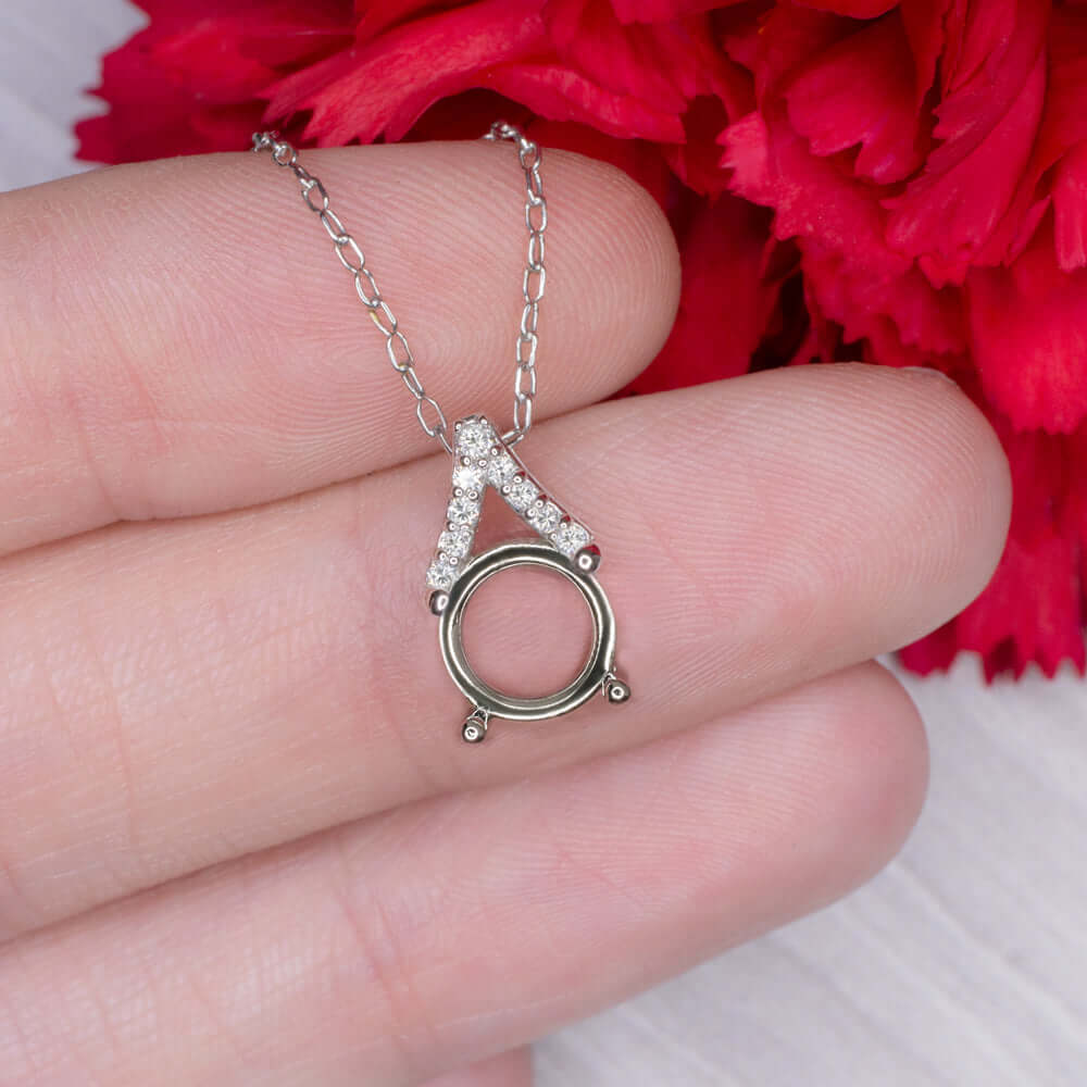 Diamond pendant ring Clearance