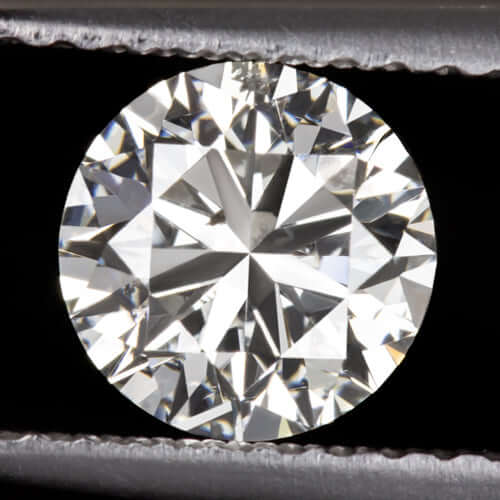 1ct CERTIFIED VERY GOOD CUT F SI2 DIAMOND CLEAN ROUND HEARTS AND ARROWS 1 CARAT