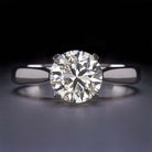 2ct EXCELLENT CUT DIAMOND PLATINUM ENGAGEMENT RING J SI ROUND BRILLIANT 2 CARAT