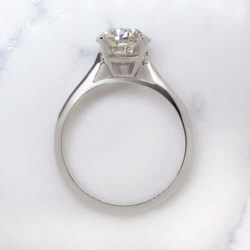 2ct EXCELLENT CUT DIAMOND PLATINUM ENGAGEMENT RING J SI ROUND BRILLIANT 2 CARAT