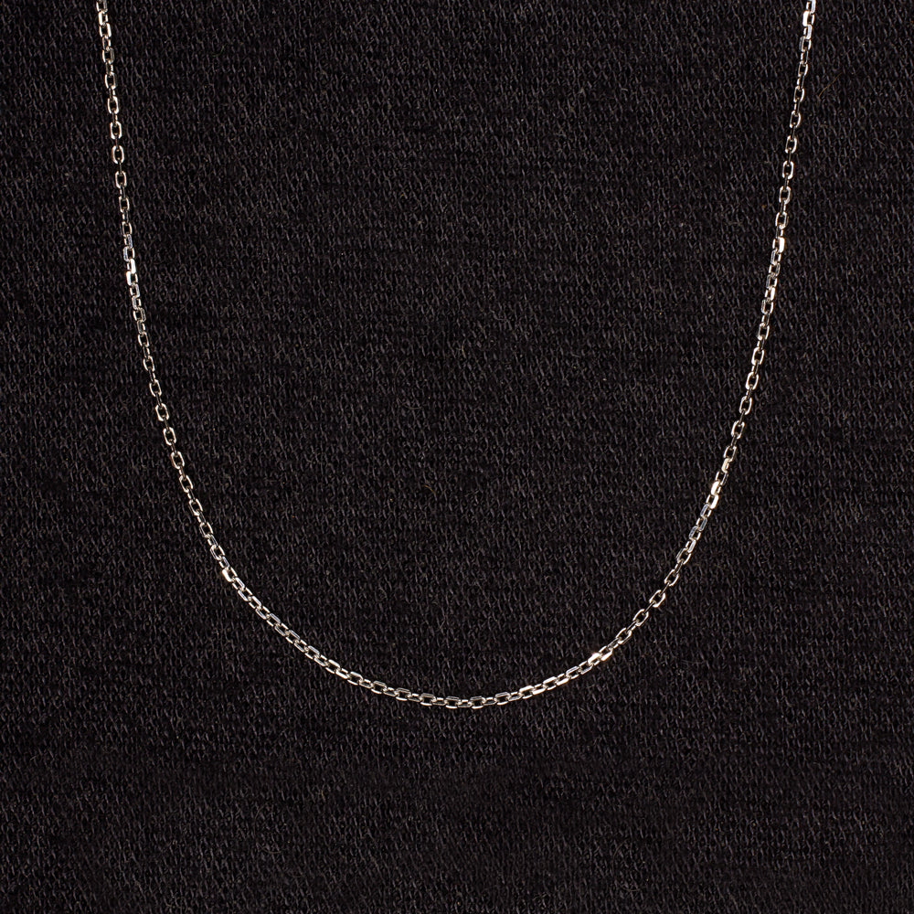 Second hand 9ct white gold(hollow) 14.1g 16 inch Necklace