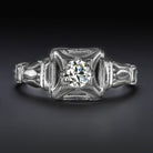 I VS1 OLD EUROPEAN CUT DIAMOND ENGAGEMENT RING 18K ART DECO VINTAGE 1920s OEC Ivy & Rose