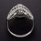 1.65ct CERT G VS DIAMOND ENGAGEMENT RING OLD EURO CUT PLATINUM VINTAGE STYLE