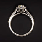 1.12ctw CELEBRITY CUT DIAMOND ENGAGEMENT RING MARQUISE HALO RADIANT STAR ROUND