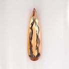 2 CARAT IMPERIAL TOPAZ 17.5m LONG DROP PENDANT PEAR SHAPE NECKLACE ORANGE DANGLE Ivy & Rose