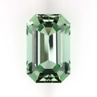 3.71ct MINT GREEN NATURAL TOURMALINE 11.5mm x 7.5mm EMERALD CUT LOOSE PENDANT