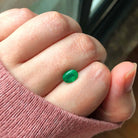 1.13ct GIA CERTIFIED MINOR OIL EMERALD MINAS GERIAS BRAZILIAN OVAL SHAPE LOOSE
