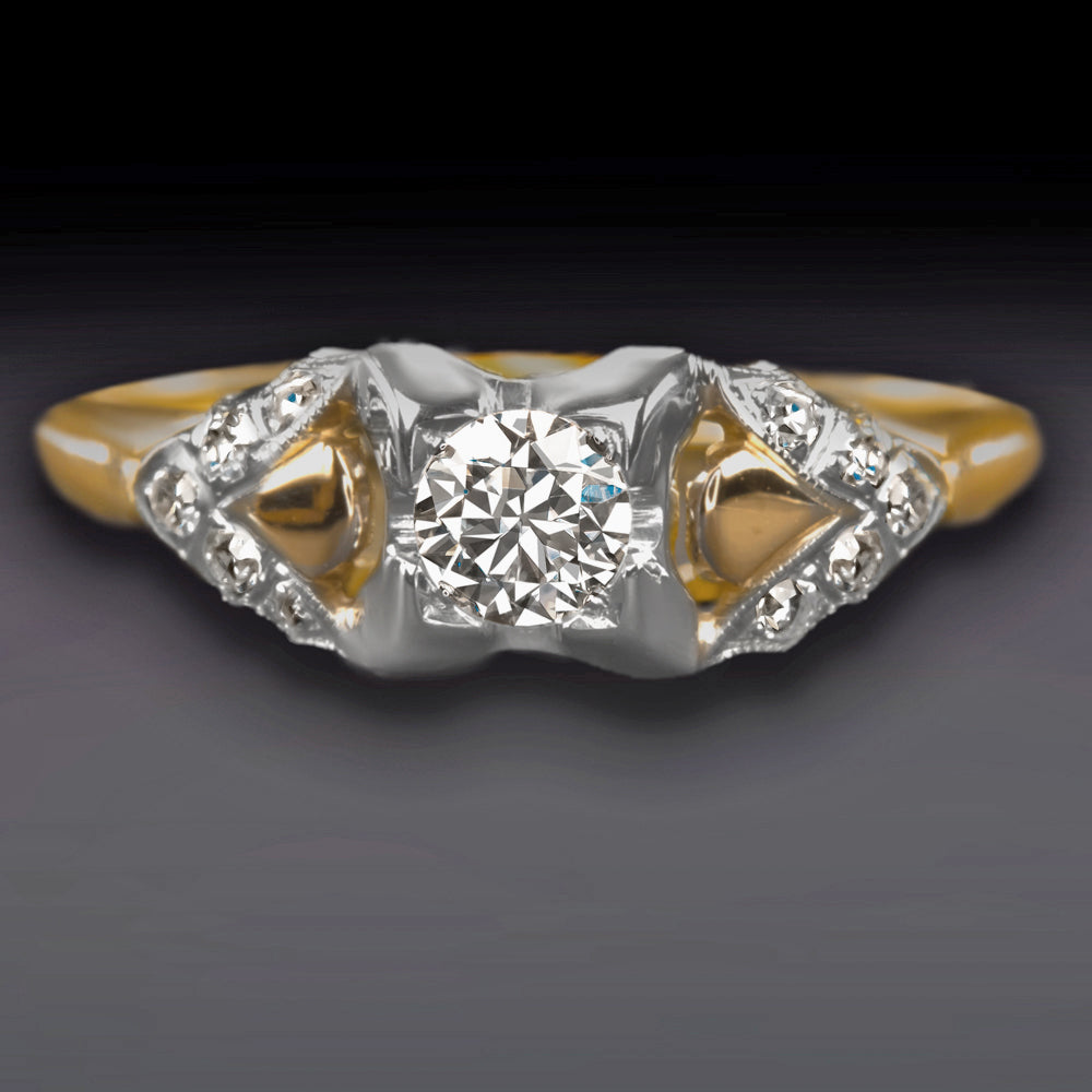 GIA 2.74ctw Estate Vintage Natural Fancy Yellow Radiant Diamond Engage –  Treasurly by Dima Inc