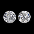 0.79c G-H VG CUT NATURAL DIAMOND STUD EARRINGS ROUND BRILLIANT MATCHING PAIR 3/4