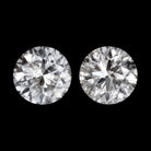 0.81c F-G NATURAL DIAMOND STUD EARRINGS EXCELLENT CUT ROUND BRILLIANT PAIR 3/4ct Ivy & Rose