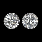 0.79c VERY GOOD CUT NATURAL DIAMOND STUD EARRINGS ROUND BRILLIANT PAIR 3/4 CARAT