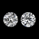 VG CUT 0.85ct F-G CLEAN NATURAL DIAMOND STUD EARRINGS ROUND BRILLIANT 3/4ct PAIR