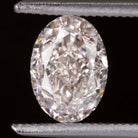 1 CARAT GIA CERTIFIED FANCY LIGHT PINK SI1 DIAMOND NATURAL OVAL SHAPE CUT LOOSE