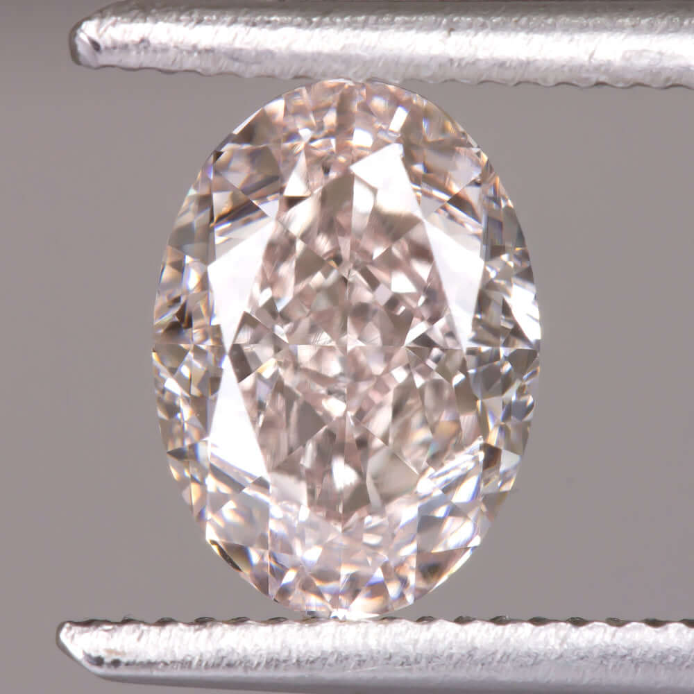 1 CARAT GIA CERTIFIED FANCY LIGHT PINK SI1 DIAMOND NATURAL OVAL SHAPE CUT LOOSE