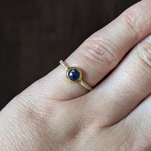 Oval Blue Sapphire and Diamond Accent Framed Engagement Ring in 10K White  Gold | Zales