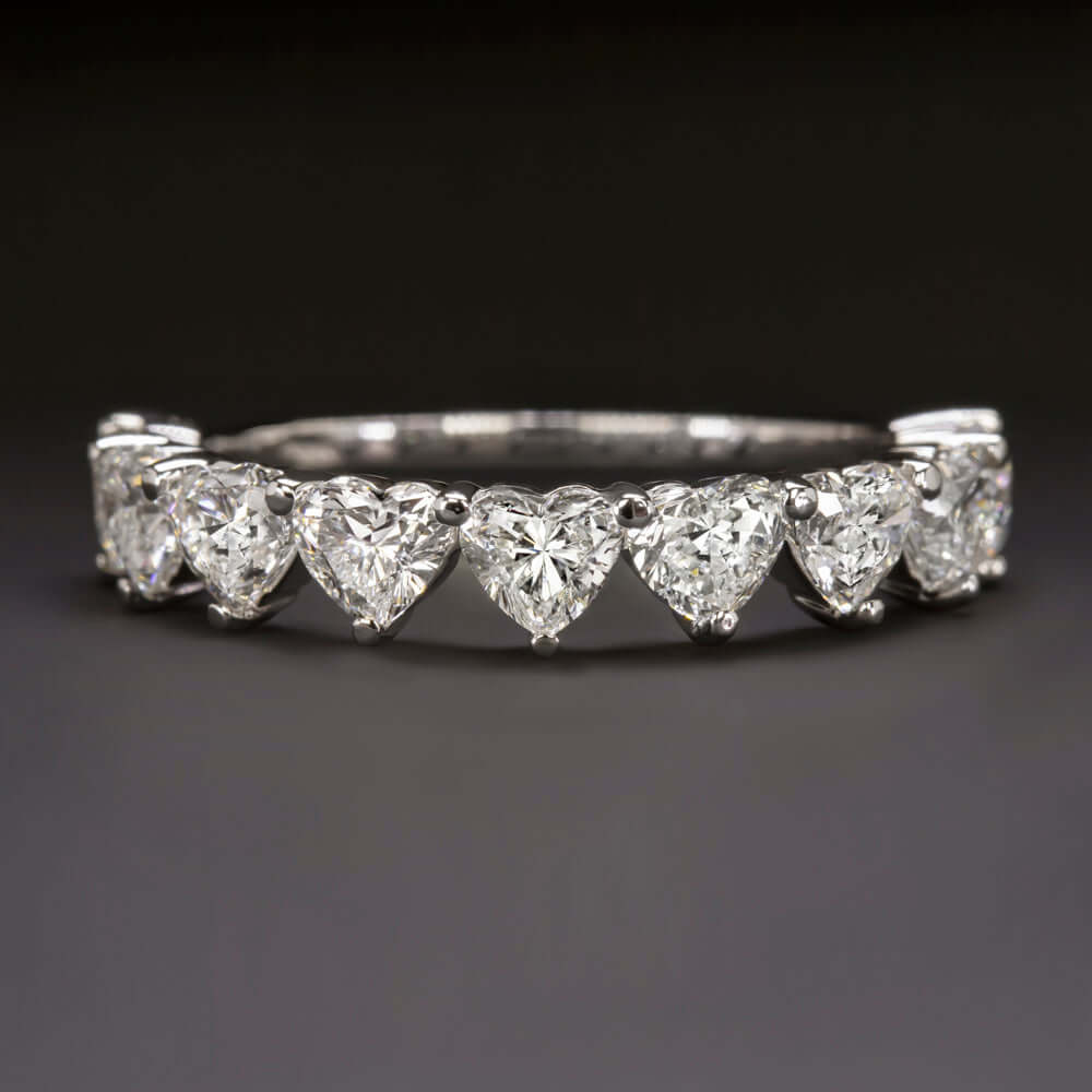 Heart shaped diamond band Clearance