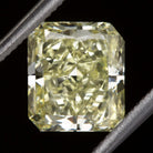 1.38ct GIA CERTIFIED FANCY YELLOW DIAMOND IDEAL RADIANT CUT NATURAL LOOSE 1.5ct