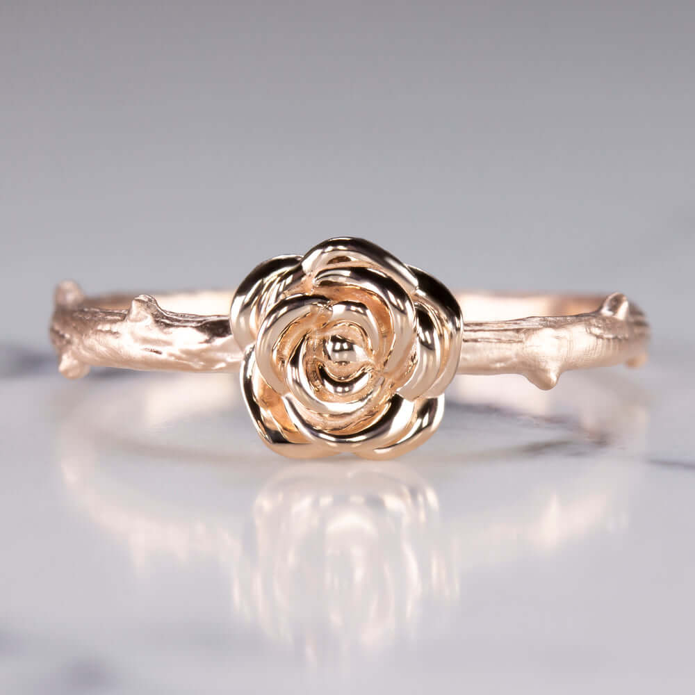 Gold Blossom Flower Ring