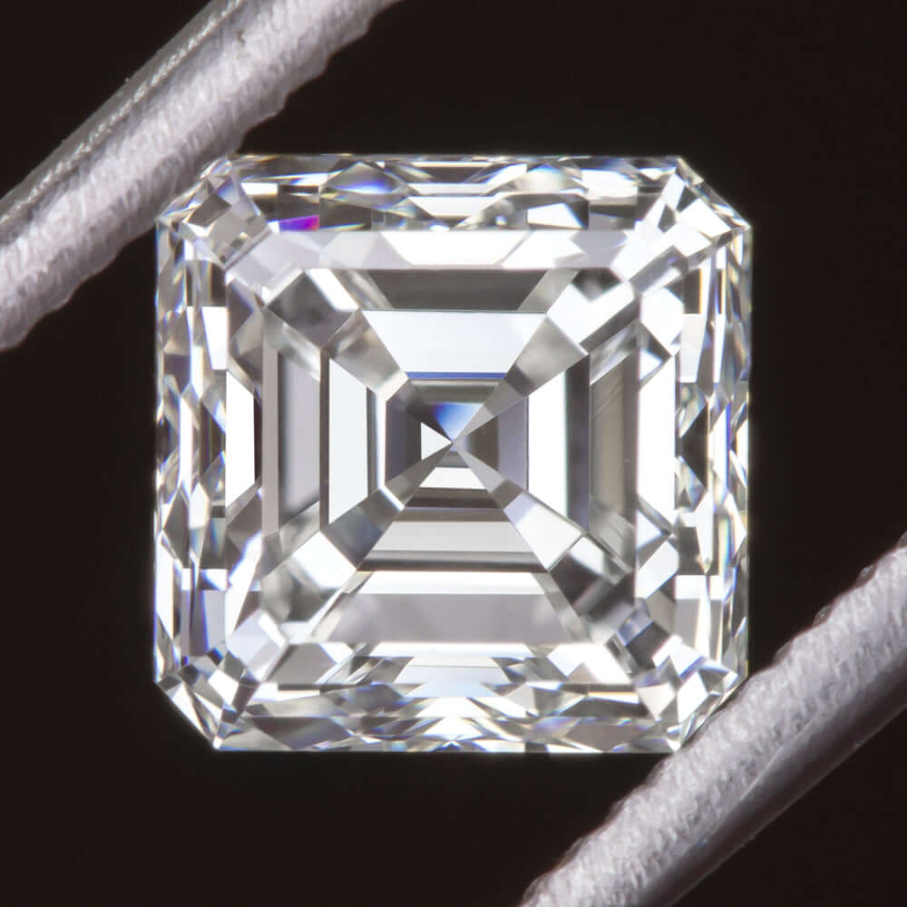 0.90ct GIA CERTIFIED H VS1 DIAMOND ASSCHER CUT SQUARE EMERALD NATURAL LOOSE 1ct