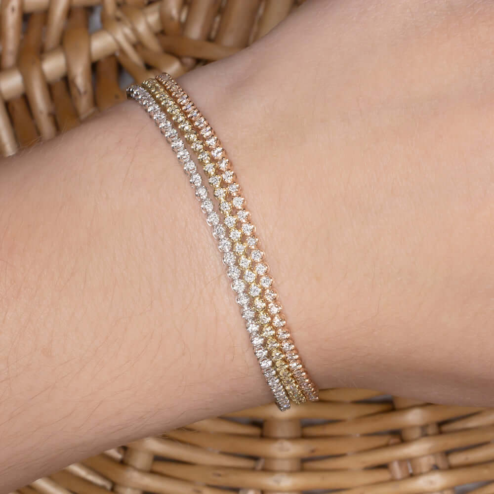 Diamond Tennis Bracelet in 18k White Gold – Bailey's Fine Jewelry