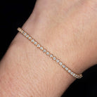 2 CARAT VERY GOOD CUT DIAMOND TENNIS BRACELET ROSE GOLD ROUND BRILLIANT CLASSIC