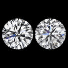 2.30ct CERTIFIED D-F SI DIAMOND STUD EARRINGS ROUND BRILLIANT CUT NATURAL PAIR